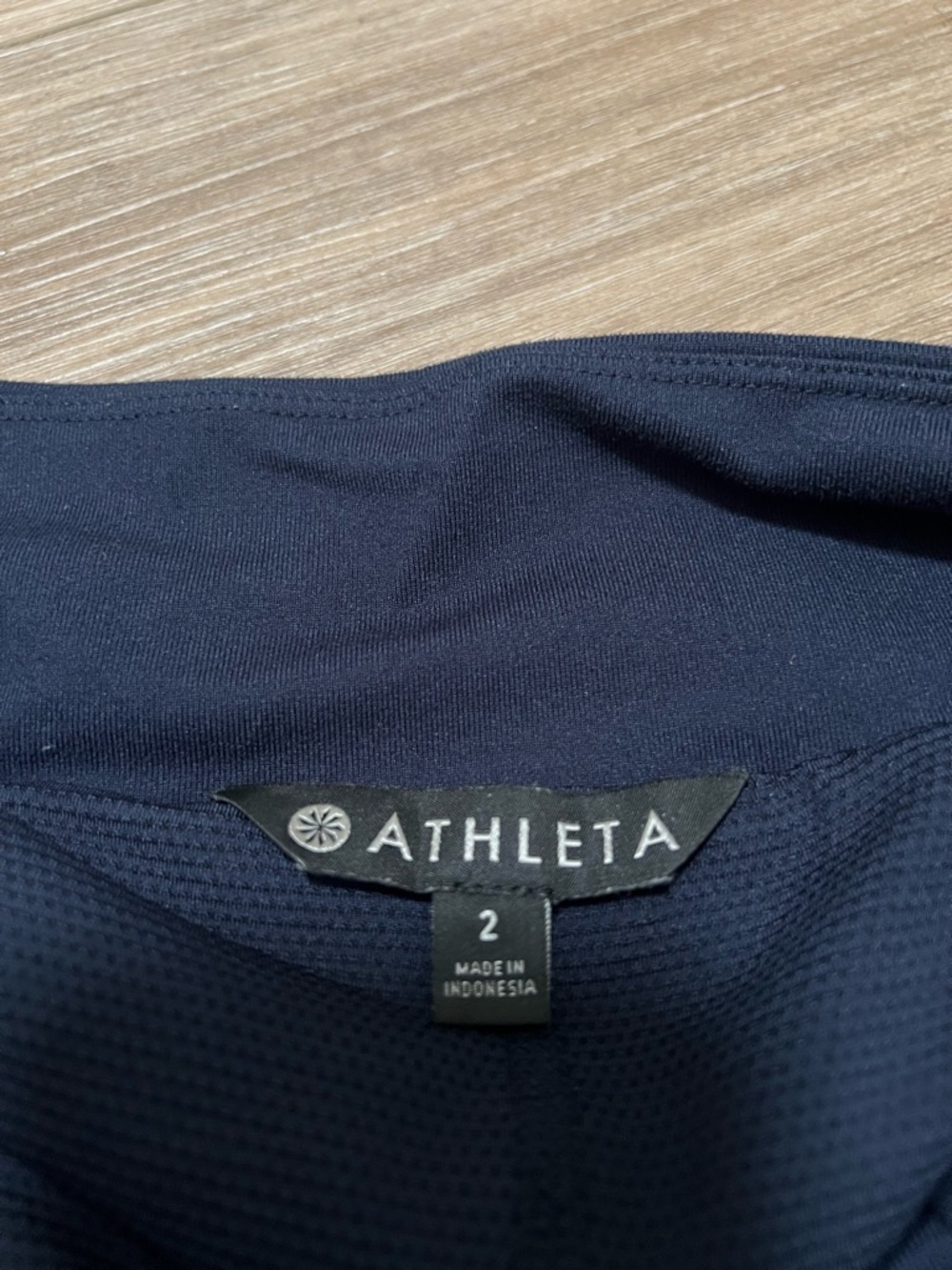 Athleta Navy Active Skort with Built-In Shorts size 2 - Picture 4 of 6